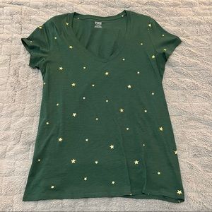 Victoria Secret Tee size large green